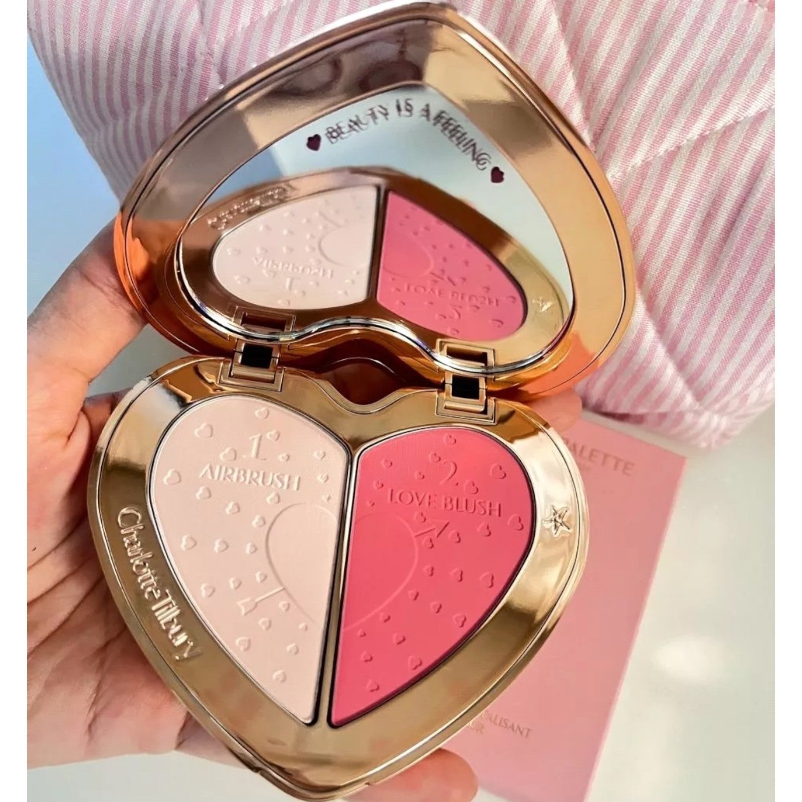 Charlotte Tilbury - Soulmates Face Palette - PILLOW TALK FLAWLESS PEAC