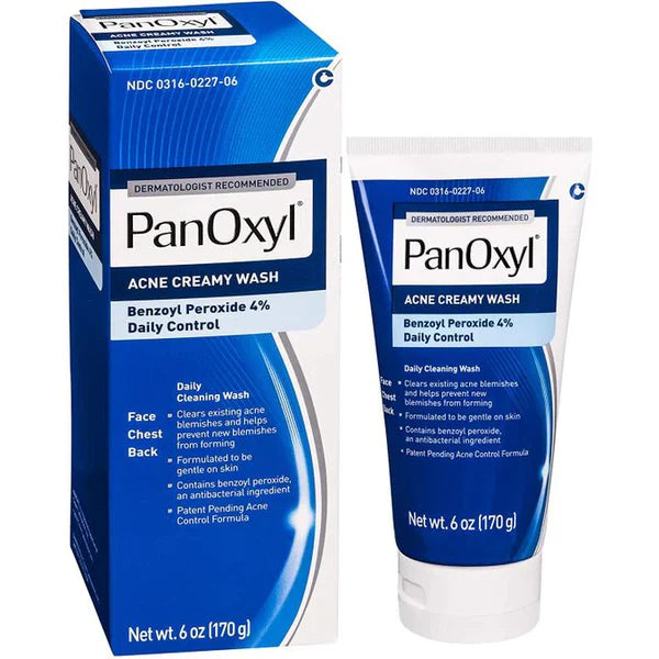 PanOxylÂ® Acne Creamy  Wash Benzoyl Peroxide 4% 156g