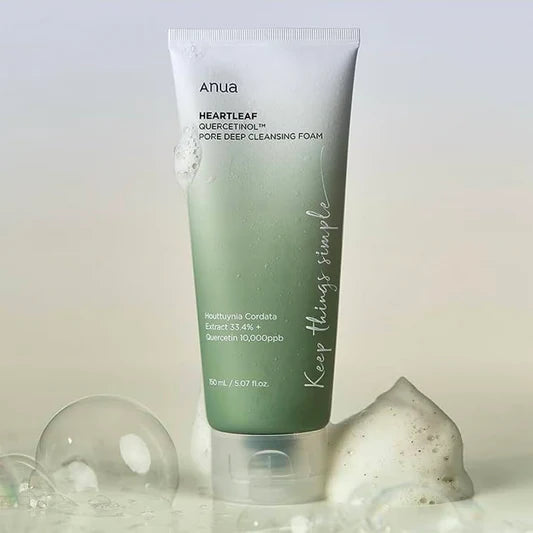 ANUA - HEARTLEAF QUERCETINOL PORE DEEP FOAM CLEANSER