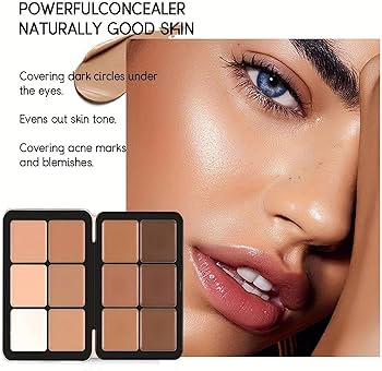 Carla Secret Concealer & contour Palette 12 cream shades