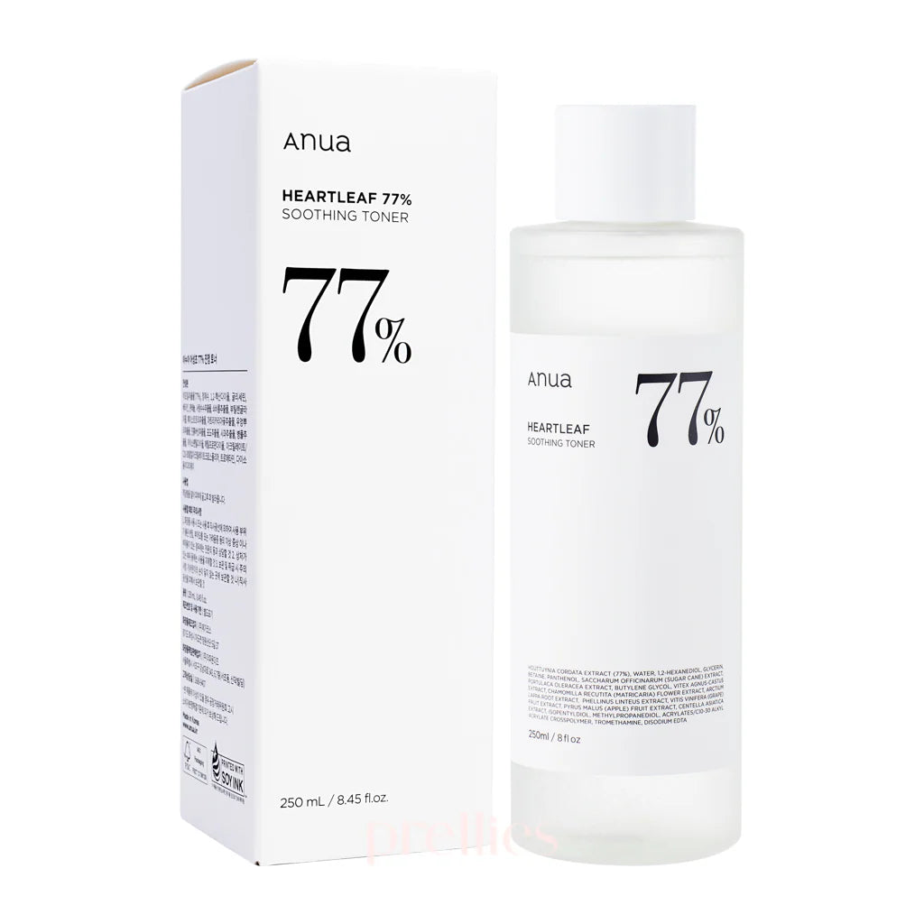 ANUA heartleaf 77% soothing toner 250ml  big size