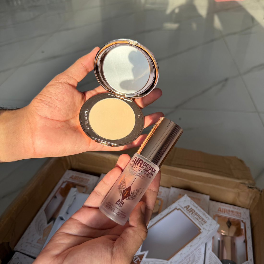 CHARLOTTE TILBURY Airbrush Brightening Flawless Finish Gift Set