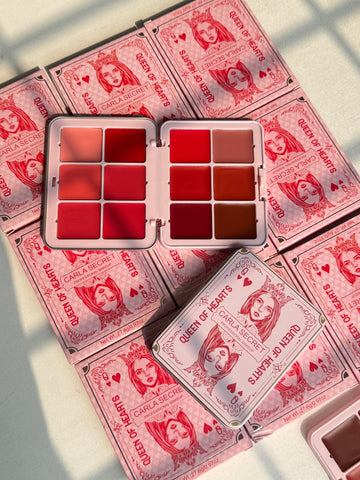 Queen Of Heart Carla Secret 12-color Concealer Blush Makeup Palette Multi-functional