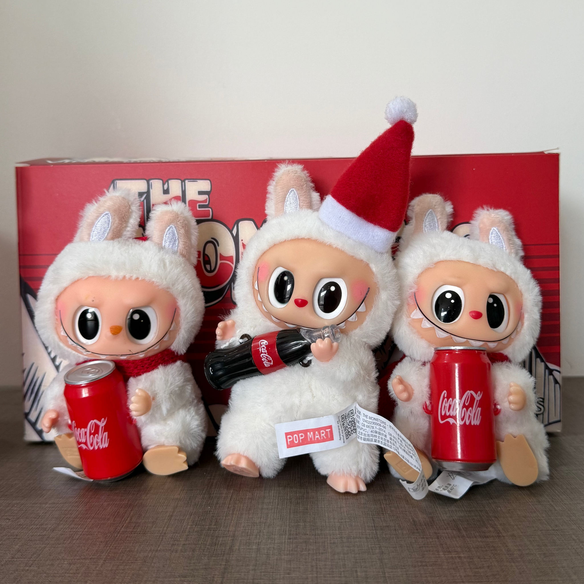 Labubu + Coca-cola ( original pop mart )