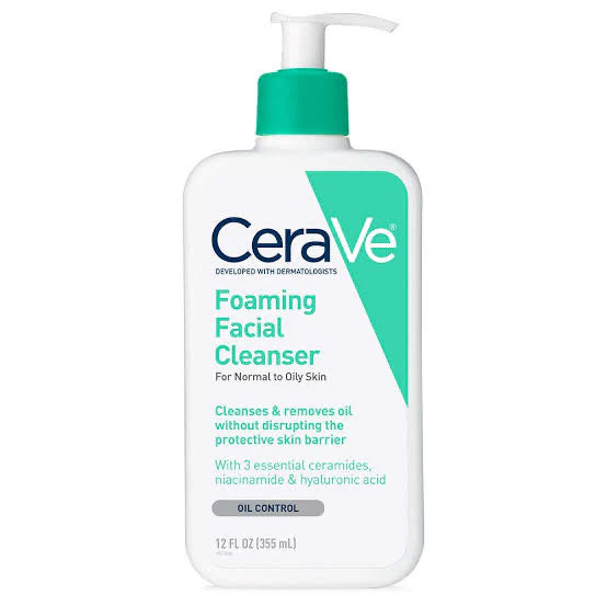 CeraVe Foaming facial  Cleanser-335 ml (Big Size)