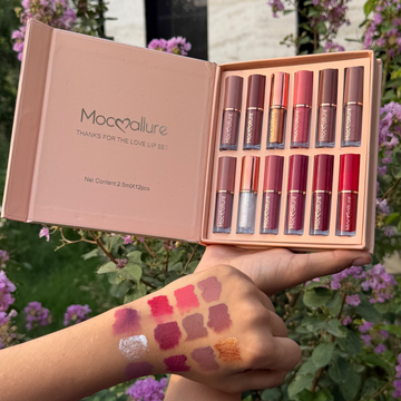 MOCALLURE 12Pcs Super Stay Matte Liquid Lipstick