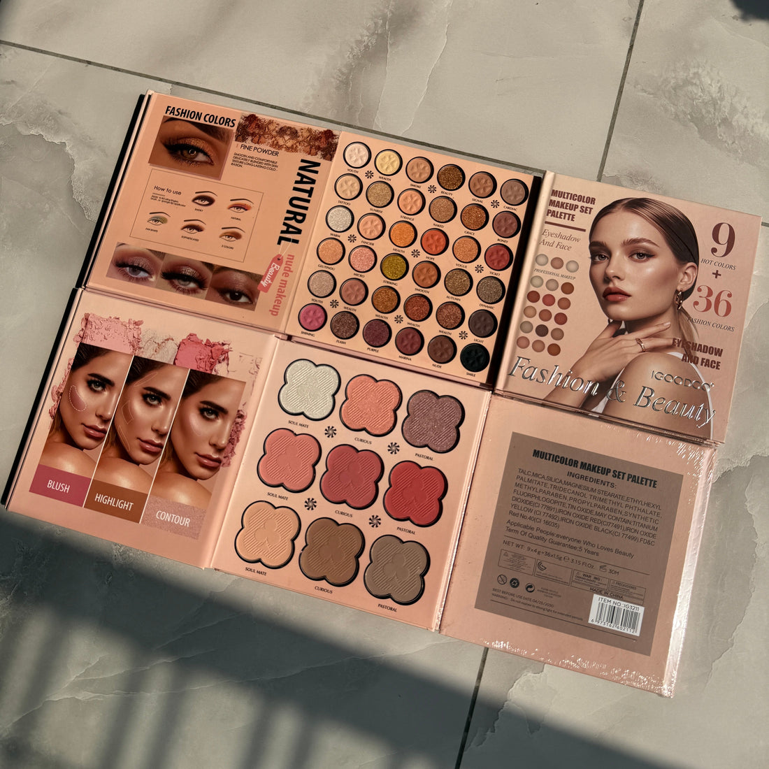 IGOODCO FASHION & BEAUTY EYE SHADOW AND FACE PALLET