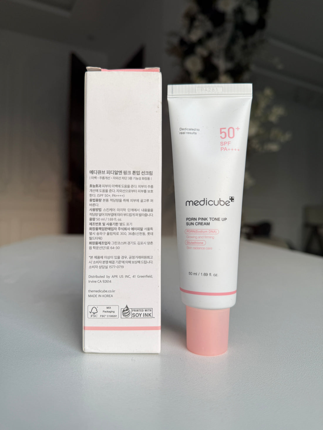 Medicube PDRN Pink Tone Up Sun Cream 50ml