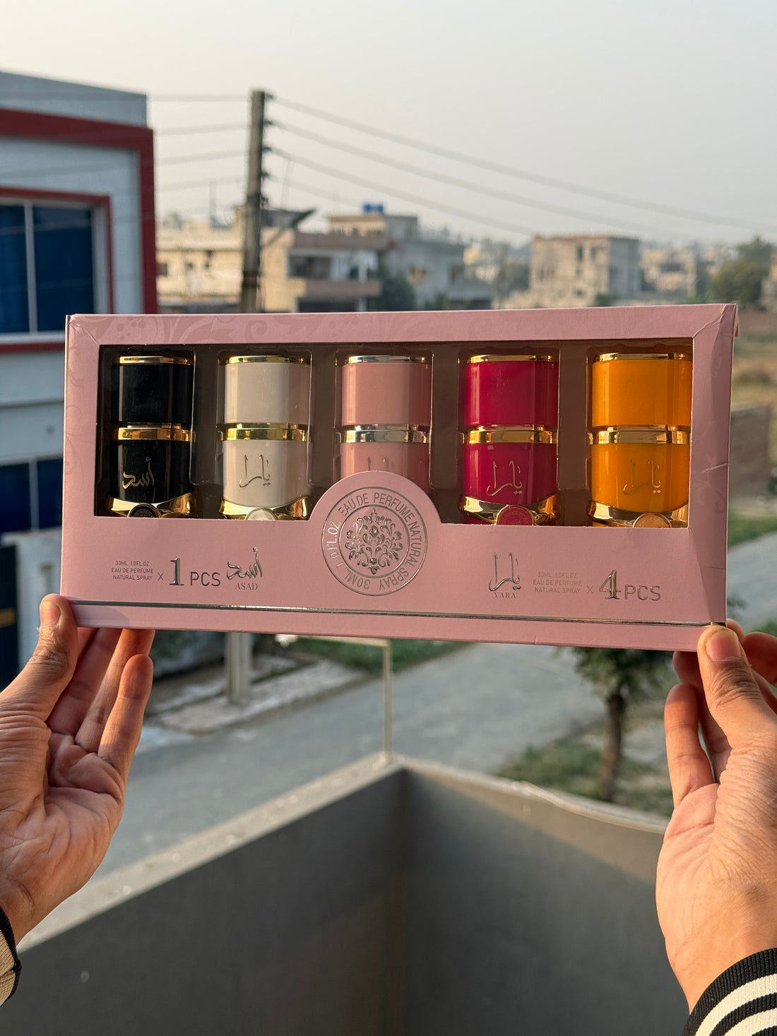 LATTAFA YARA 4pcs and ASAD 1pcs EAU DE Perfume Natural Spray set