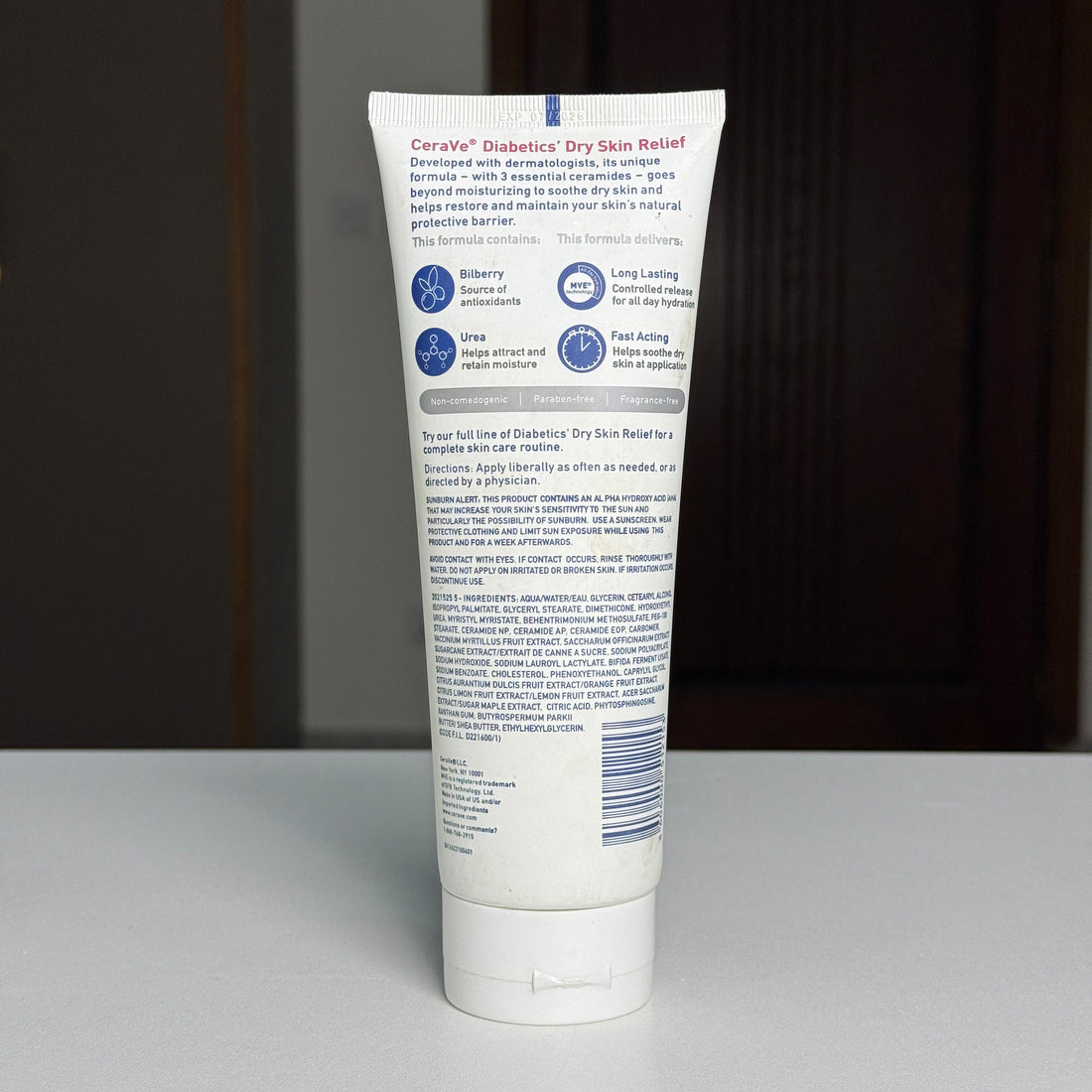 CeraVe Diabetics Dry Skin Relief Moisturizing Cream