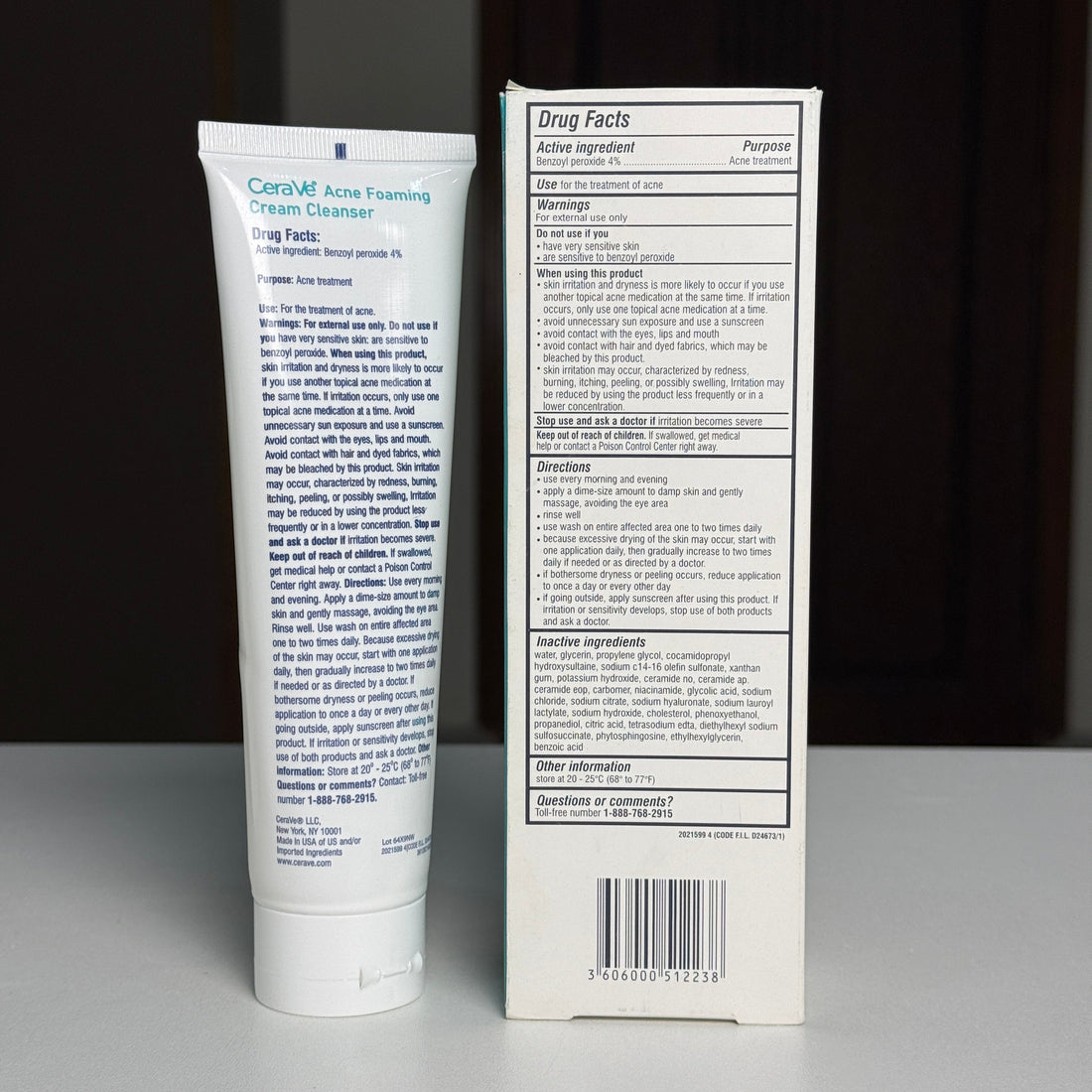 CeraVe Acne Foaming Cream Cleanser