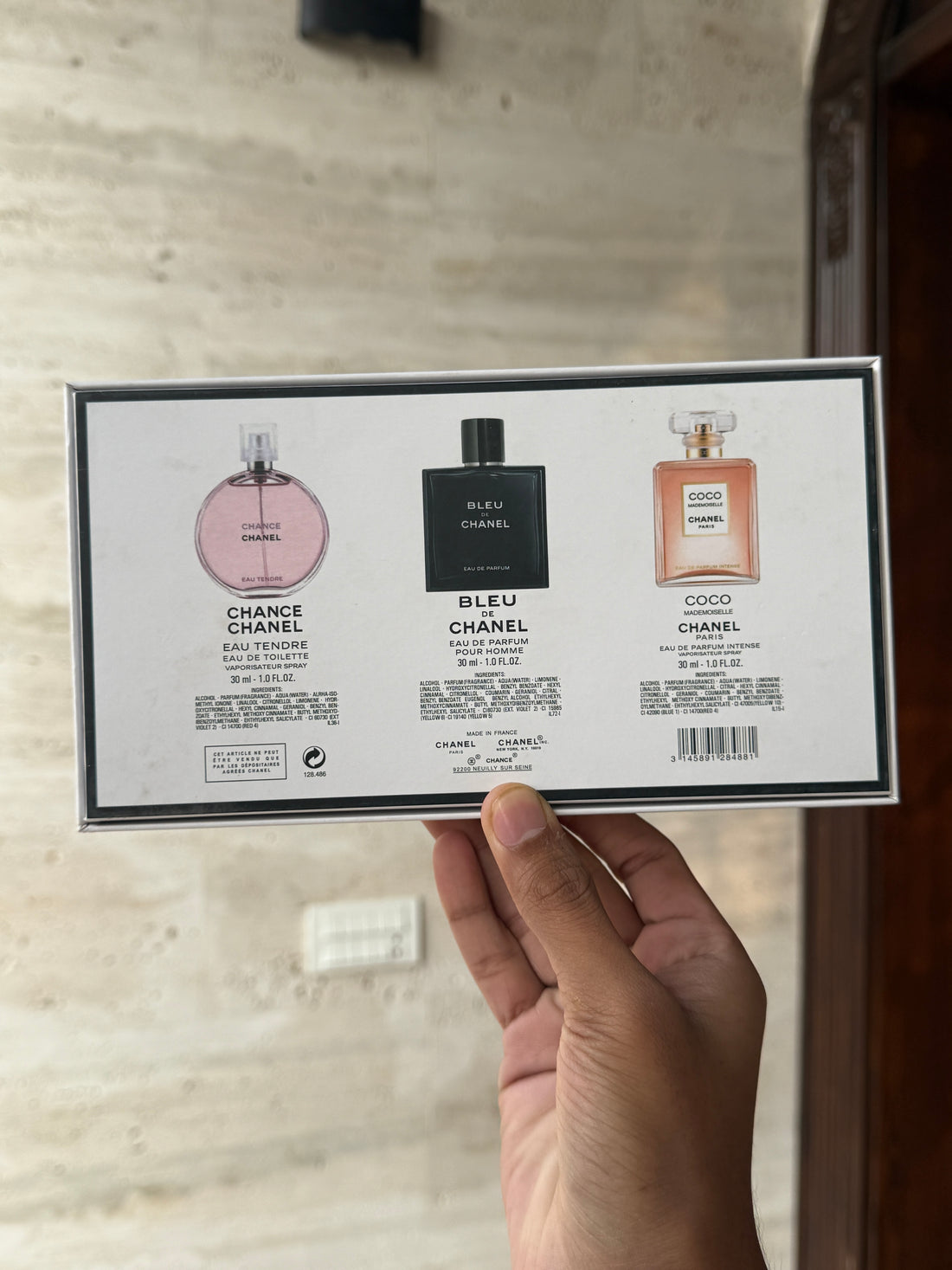 BLUE DE CHANEL MINI PERFUME SET 3OML x 3