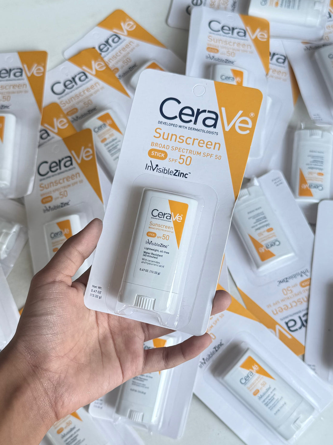CeraVe Hydrating Mineral Sunscreen SPF 50 Stick for Face