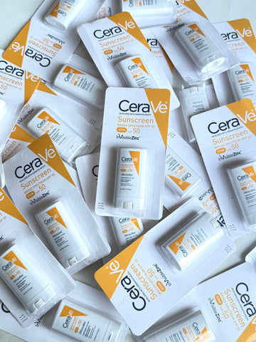 CeraVe Hydrating Mineral Sunscreen SPF 50 Stick for Face