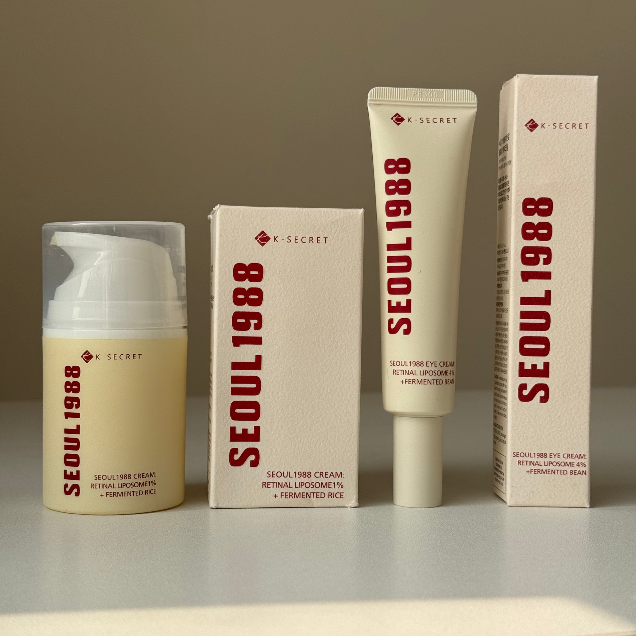 K-Secret Seoul 1988 Eye Cream Retinal Liposome 4% + Fermented Bean + Liposome 1% + Fermented Rice 50ml