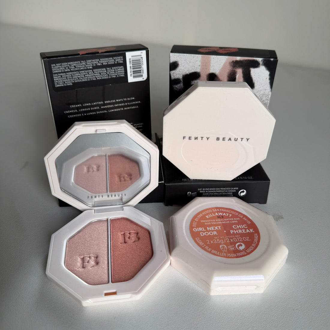 Fenty Beauty Killawatt Freestyle Highlighter Duo (Girl Next Door & Chic Phreak)