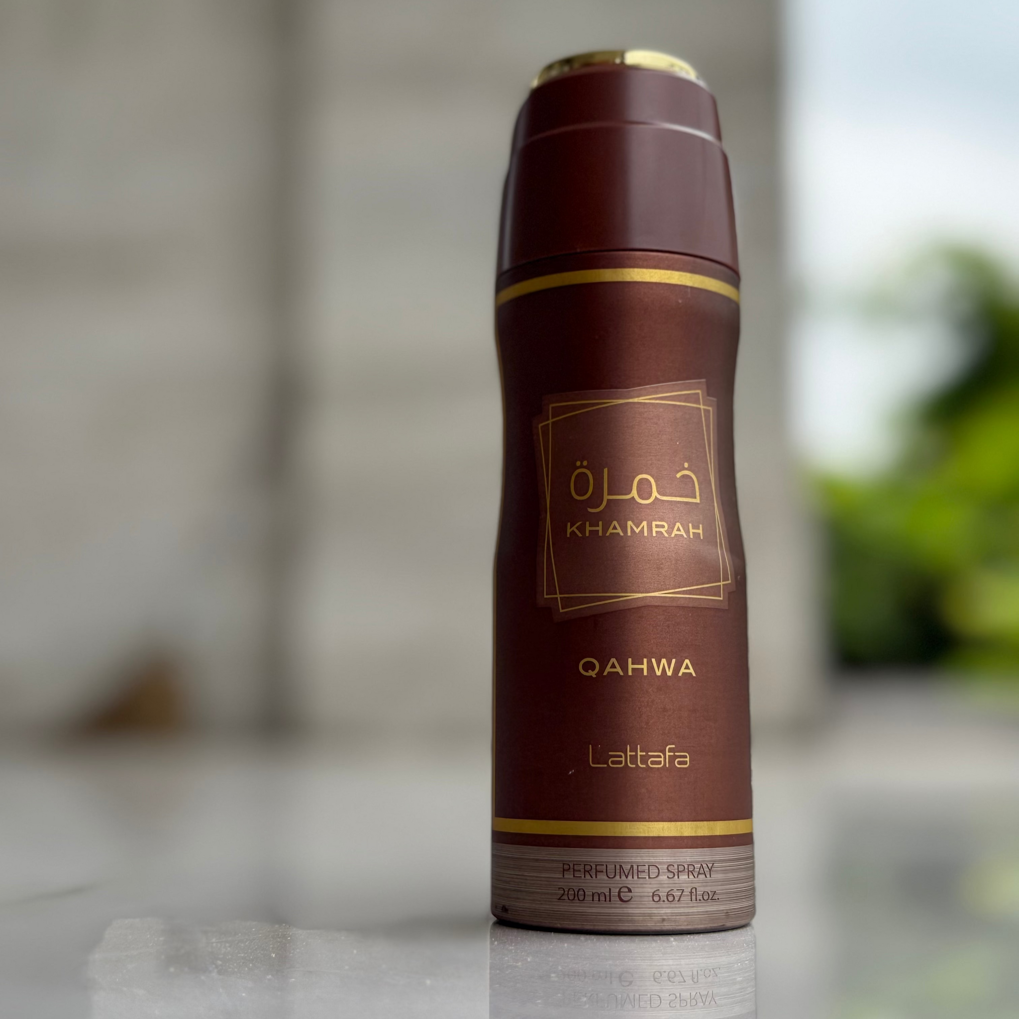 Lattafa Khamrah Qahwa Deodorant body Spray - Unisex Elegance