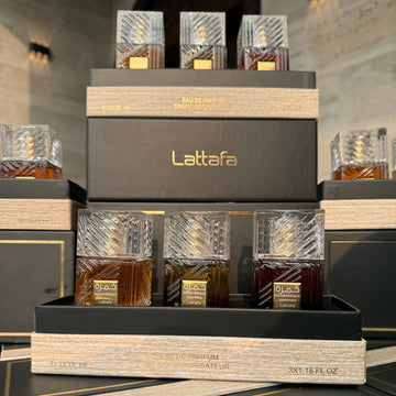 LATTAFA KHAMRA EAU DE PERFUME SPRAY VAPORISATEUR 3PCS EACH 35ML