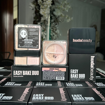 HUDA BEAUTY EASY BAKE DUO LOOSE POWDER "CHERRY PEACH"
