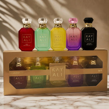 KAYALI mini perfume set (pack of 5) (gold)
