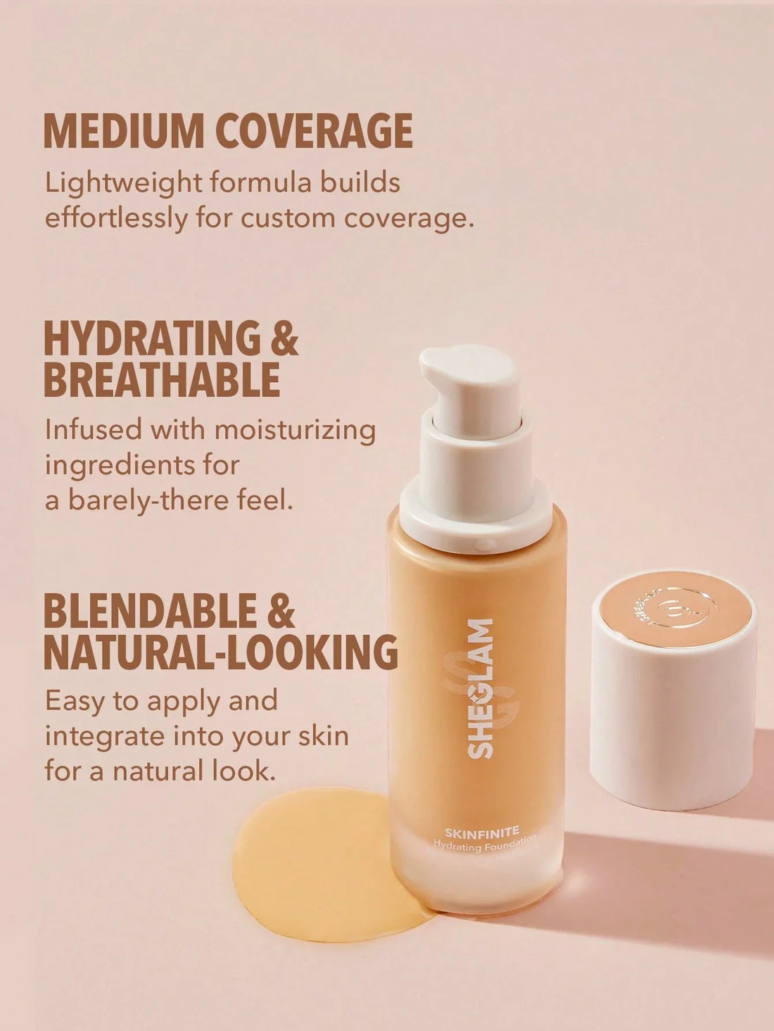 SHEGLAM Skinfinite Hydrating Foundation 40ml