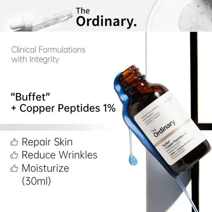 The Ordinary "Buffet" + Copper Peptides 1% Serum Anti Aging Aepair 30ml