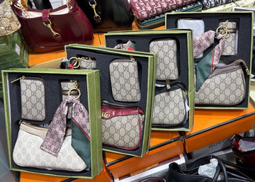GUCCI Premium 3 in 1 Monogram Accessories Set for women (GIFT SET)