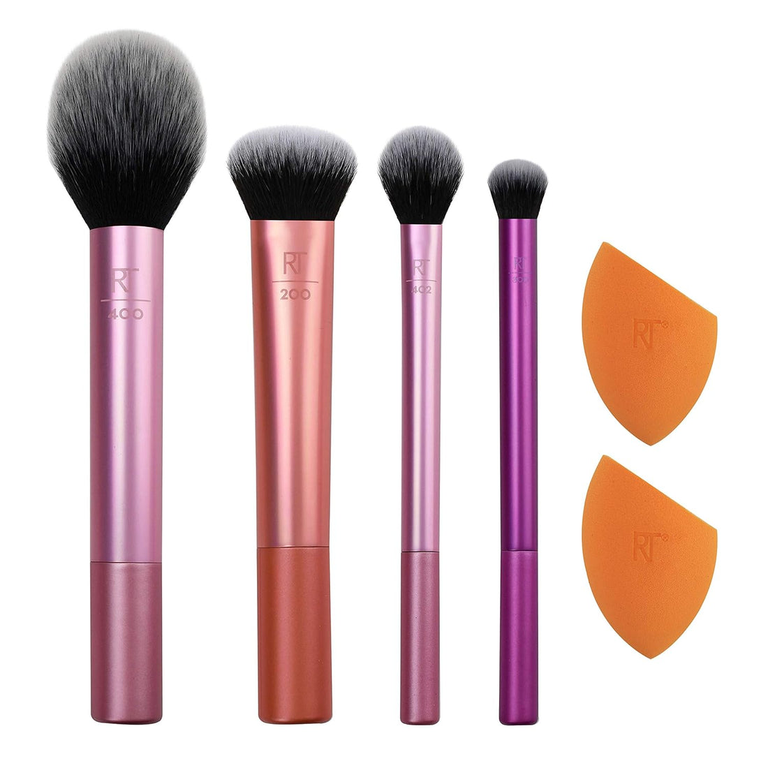 Real Techniques Everyday Essentials Brushes And Sponge Set