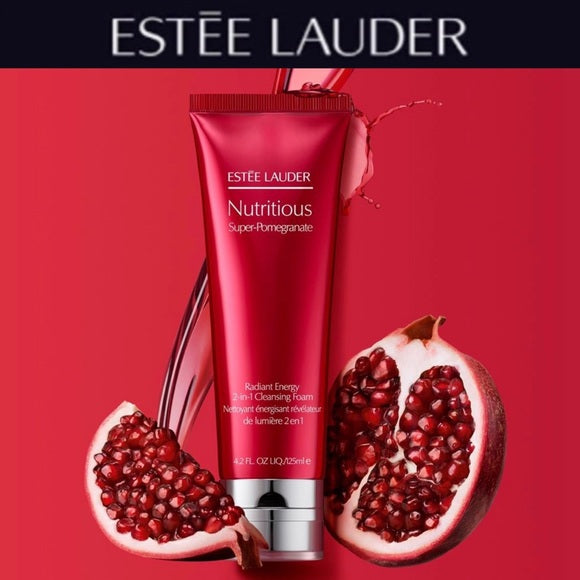 ESTEE LAUDER Nutritious Super-Pomegranate Radiant Energy 2-in-1 Cleansing Foam