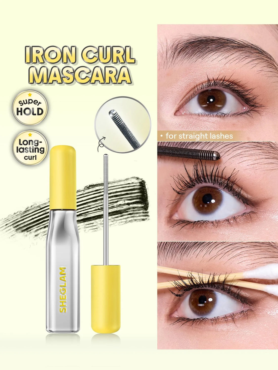 Sheglam Mascara Lashlighter Locked in Curl Yellow 8ml