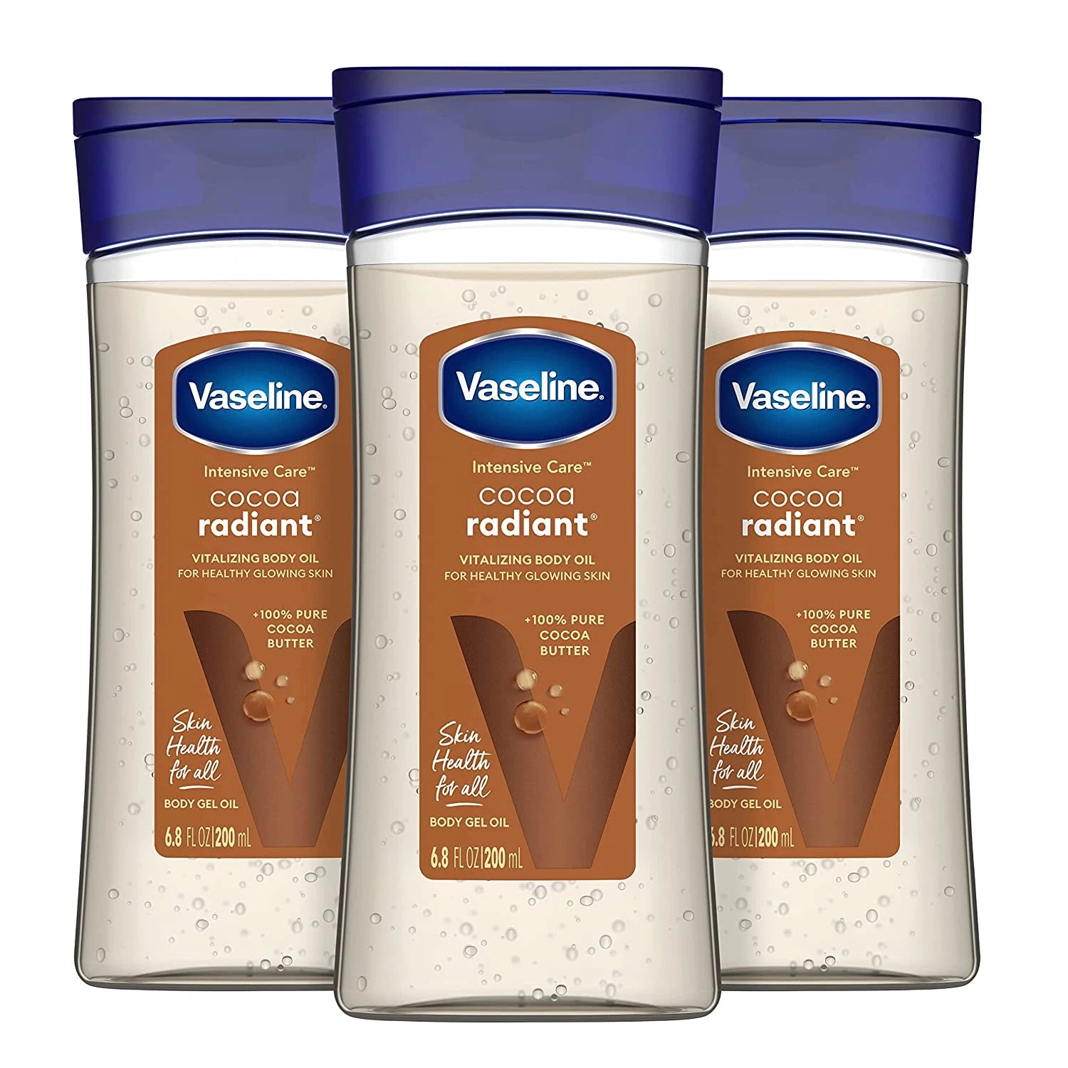 Vaseline Intensive Care Cocoa Radiant Vitalizing Gel Body Oil 200ml