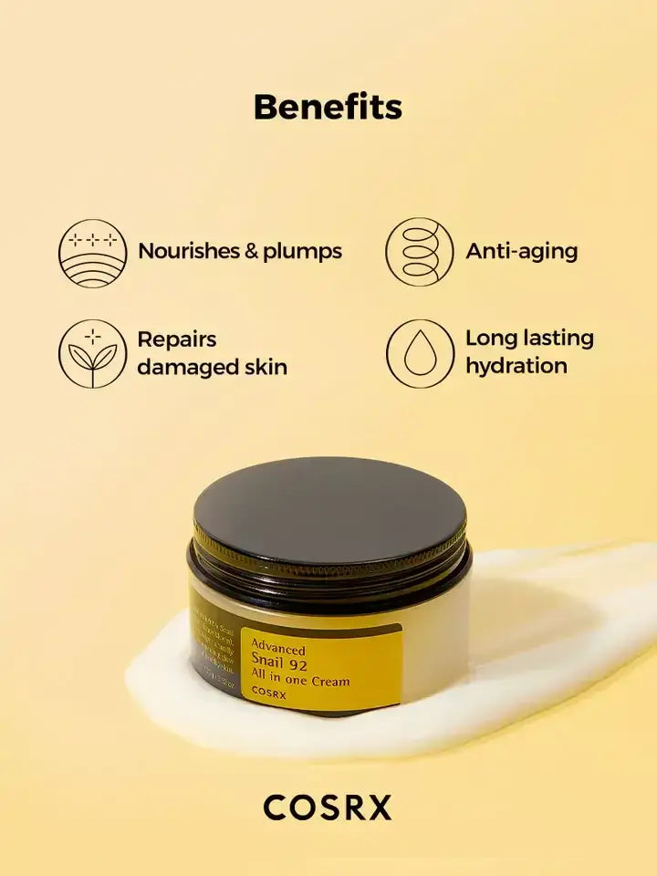 Cosrex Cream COSRX advanced snail 92 all in one cream 100g
